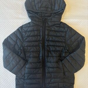 GAP Kids Charcoal Puffer Jacket
